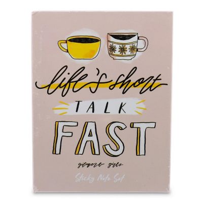 Gilmore Girls "Life's Short, Talk Fast" Sticky Note and Tab Box Set Image 1