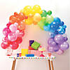 Ginger Ray Bright Rainbow Latex Balloon Arch Kit - 80 Pc. Image 1