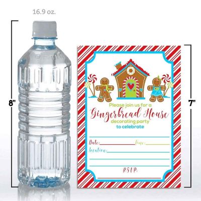 Gingerbread Decorating Invtiations 40pc. by AmandaCreation Image 3