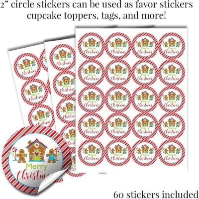 Gingerbread House Sticker Bundle 429pc. by AmandaCreation Image 3