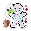 Gingerbread Man Tissue Acetate Sign Craft Kit - Makes 12 Image 1
