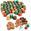 Gingerbread-Shaped Container & Candy Kit for 12 Image 1