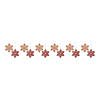 Gingerbread Snowflake Cookie Ornament (Set Of 12) 4"H Resin Image 4