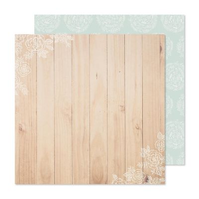Gingham Garden Double-Sided Cardstock 12"X12"-Timeless Image 1