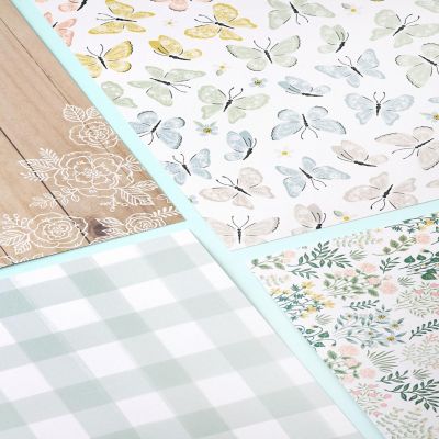 Gingham Garden Double-Sided Cardstock 12"X12"-Timeless Image 2