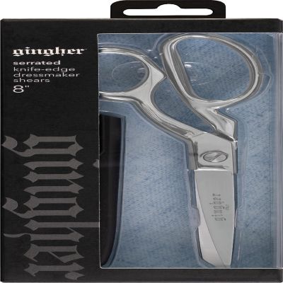 Gingher Micro-Serrated Edge/Knife Edge Dressmaker Shears 8"-W/Blunt Tip Image 1