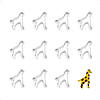 Giraffe 5" Cookie Cutters Image 1