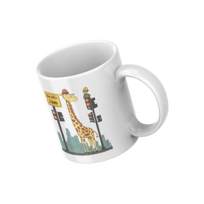 Giraffic Jam Mug by Dancing Littles Jungle Image 1