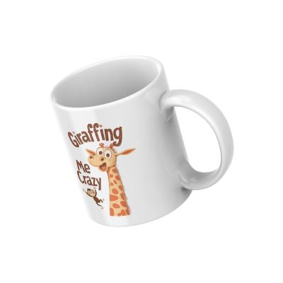 Giraffing Me Crazy Mug by Dancing Littles Jungle Image 1