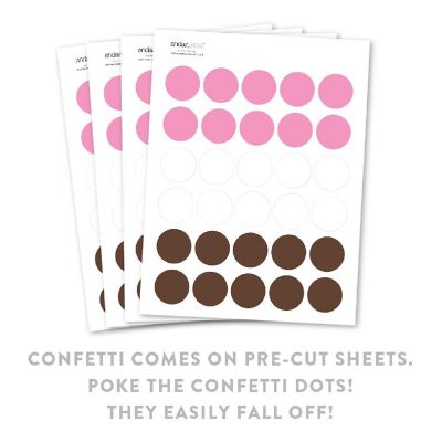 Girl Monkey Confetti 180-Pack Image 1