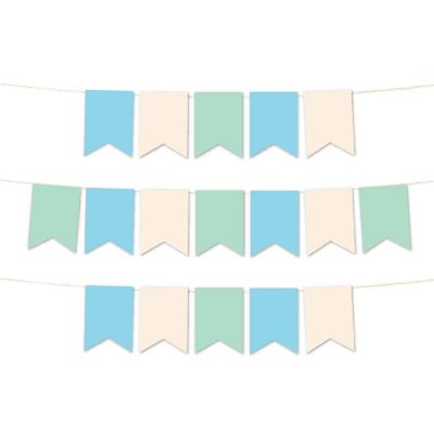 Girl Monkey Pennant - 4 x 5.5 Inch Image 1