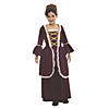 Girl&#8217;s Colonial Dress Costume - Large Image 1