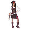 Girl&#8217;s High Seas Pirate Buccaneer Costume - Medium Image 1