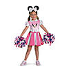 Girl&#8217;s Minnie Mouse&#8482; Cheerleader Costume - Medium Image 1