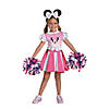 Girl&#8217;s Minnie Mouse&#8482; Cheerleader Costume Image 1