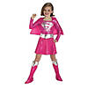Girl&#8217;s Pink Supergirl&#8482; Costume - Small Image 1