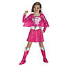Girl&#8217;s Pink Supergirl&#8482; Costume Image 1