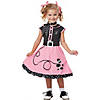 Girl&#8217;s Poodle Cutie Costume - Small Image 1