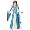 Girl&#8217;s Renaissance Queen Costume Image 1