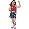 Girl&#8217;s Wonder Woman&#8482; Superhero Costume - Medium Image 1
