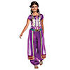 Girl's Classic Aladdin&#8482; Live Action Purple Jasmine Costume Image 1