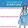 Girl's Deluxe Cinderella Dress Movie Polyester Costume - Small 4-6 Image 1