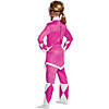 Girl's Deluxe Mighty Morphin Pink Power Ranger Costume - Medium Image 1