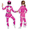 Girl's Deluxe Mighty Morphin Pink Power Ranger Costume Image 1