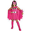 Girl's Deluxe Pink Batgirl Costume - Medium Image 1