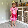 Girl's Deluxe Super Mario Bros.&#8482; Princess Peach Costume Image 1