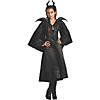 Girl's Disney's Maleficent Christening Black Gown Costume - Large Image 1