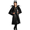Girl's Maleficent Christening Black Gown Costume - Medium Image 1