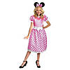 Girl's Pink Classic Minnie Mouse Costume - Small Image 1