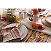 Give Thanks Plaid Tablecloth 70 Round Image 2