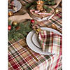 Give Thanks Plaid Tablecloth 70 Round Image 4