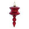 Glass Finial Drop Ornament (Set Of 12) 6"H, 6.5"H Glass Image 3