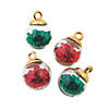 Glass Gem-Filled Ornament Charms - 12 Pc. Image 1