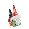 Glass Santa Gnome Ornament (Set Of 6) 5.25"H Glass Image 2