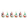Glass Santa Gnome Ornament (Set Of 6) 5.25"H Glass Image 4