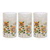 Glass Sunflower Candle Holder (Set Of 3) 4.75"D X 8"H Glass Image 1