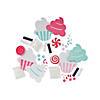 Glitter Cupcake Magnet Craft Kit - Makes 12 Image 1