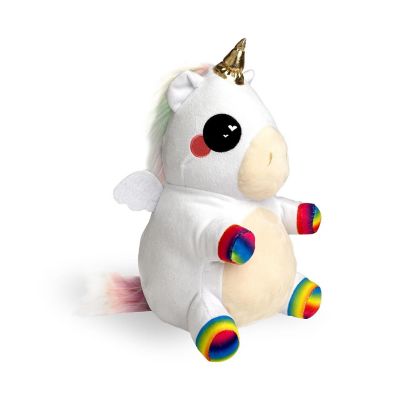 Glitter Galaxy 9 Inch Talk Back Unicorn Plush Image 1