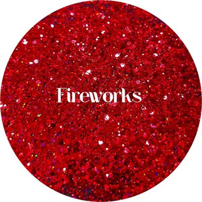 Glitter Heart Co. Glitter - Fireworks - 2 oz Bottle Image 1