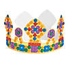 Glitter Mosaic Crown Craft Kit - Makes 12 Image 1