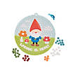 Glitter Mosaic Spring Gnome Sign Foam Craft Kit- Makes 12 Image 1
