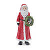 Glitter Santa Figurine With Pine Accent (Set Of 3) 15"H Resin Image 2