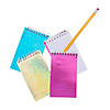 Glitter Spiral Notepads - 24 Pc. Image 1