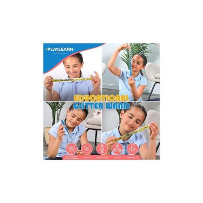 Glitter Wand Sensory 2 Pack - Jumbo 12 Image 1