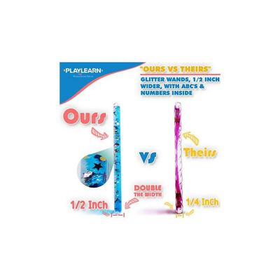 Glitter Wand Sensory 2 Pack - Jumbo 12 Image 3