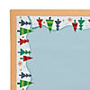Glitter Winter Trees Bulletin Board Borders - 12 Pc. Image 1